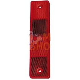 Catadioptre rectangle rouge 180x40mm à visser | HELLA Catadioptre rectangle rouge 180x40mm à visser | HELLAPR#522910