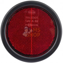 Catadioptre rond rouge Ø95 mm | HELLA Catadioptre rond rouge Ø95 mm | HELLAPR#522907