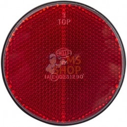 Catadioptre rond rouge Ø85 mm à visser | HELLA Catadioptre rond rouge Ø85 mm à visser | HELLAPR#522895