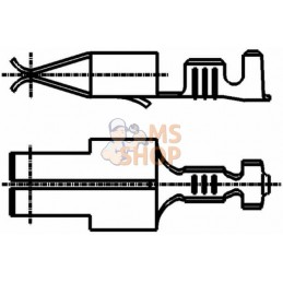 Clip pour languette ST 0,5-1,5 | HELLA Clip pour languette ST 0,5-1,5 | HELLAPR#523050