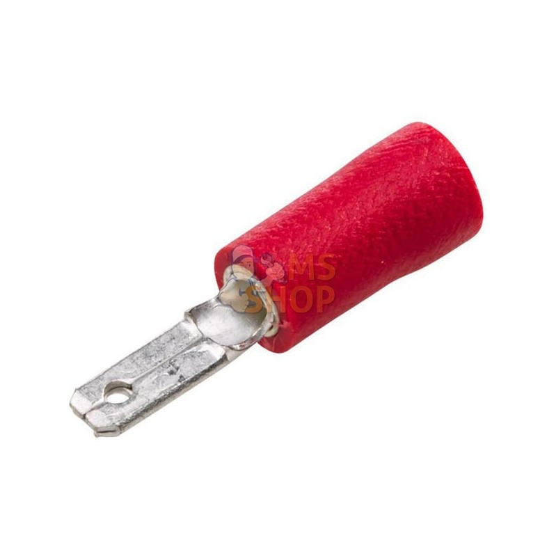 Fiche plate rouge 0,5-1 mm² | HELLA Fiche plate rouge 0,5-1 mm² | HELLAPR#523065