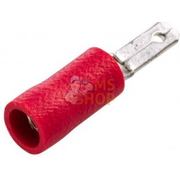 Fiche plate rouge 0,5-1 mm² | HELLA Fiche plate rouge 0,5-1 mm² | HELLAPR#523065