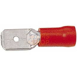 Fiche plate rouge 0,5-1 mm² | HELLA Fiche plate rouge 0,5-1 mm² | HELLAPR#523065