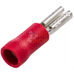 Fiche plate rouge 0,5-1 mm² | HELLA Fiche plate rouge 0,5-1 mm² | HELLAPR#523074