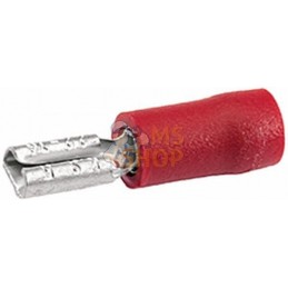 Fiche plate rouge 0,5-1 mm² | HELLA Fiche plate rouge 0,5-1 mm² | HELLAPR#523074