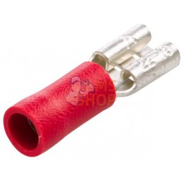 Fiche plate rouge 0,5-1 mm² | HELLA Fiche plate rouge 0,5-1 mm² | HELLAPR#523072