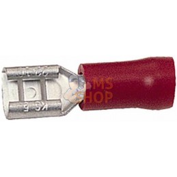 Fiche plate rouge 0,5-1 mm² | HELLA Fiche plate rouge 0,5-1 mm² | HELLAPR#523072