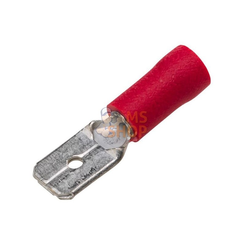 Fiche plate rouge 0,5-1 mm² | HELLA Fiche plate rouge 0,5-1 mm² | HELLAPR#523080