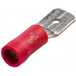 Fiche plate rouge 0,5-1 mm² | HELLA Fiche plate rouge 0,5-1 mm² | HELLAPR#523080