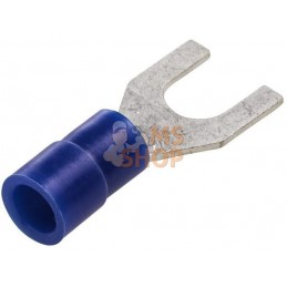 Fiche à fourche, bleue, 1,5-2,5 mm² Ø5,3 mm² Série A, blister, Hella | HELLA Fiche à fourche, bleue, 1,5-2,5 mm² Ø5,3 mm² Série 