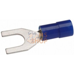 Fiche à fourche, bleue, 1,5-2,5 mm² Ø5,3 mm² Série A, blister, Hella | HELLA Fiche à fourche, bleue, 1,5-2,5 mm² Ø5,3 mm² Série 