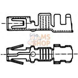 Douille de cosse ronde 1-2,5 mm² | HELLA Douille de cosse ronde 1-2,5 mm² | HELLAPR#710476