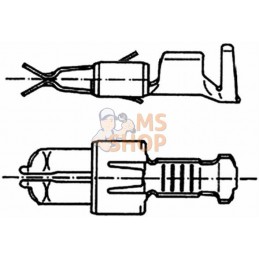 Fiche plate 2,5-4 mm² | HELLA Fiche plate 2,5-4 mm² | HELLAPR#710765