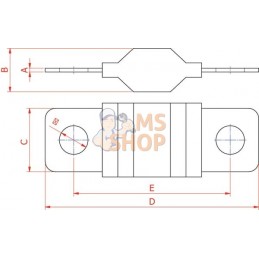 Fusible midi 32V 70A longueur 41,1mm brun Hella | HELLA Fusible midi 32V 70A longueur 41,1mm brun Hella | HELLAPR#710806