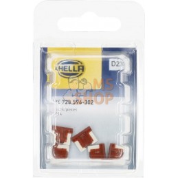 Fusible mini blade low 7,5A longueur 8,4mm brun pack 5x Hella | HELLA Fusible mini blade low 7,5A longueur 8,4mm brun pack 5x He