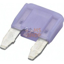 Fusible lame mini 32V 3A longueur 16,3mm violet pack 10x Hella | HELLA Fusible lame mini 32V 3A longueur 16,3mm violet pack 10x 