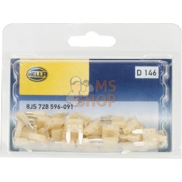 Fusible lame mini 25A longueur 10,9mm blanc pack 50x Hella | HELLA Fusible lame mini 25A longueur 10,9mm blanc pack 50x Hella | 