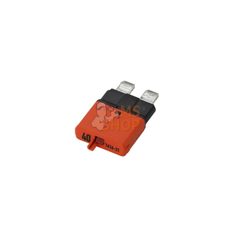 Fusible réinitialisation manuelle thermique 32V 40A longueur 32,2mm orange Hella | HELLA Fusible réinitialisation manuelle therm