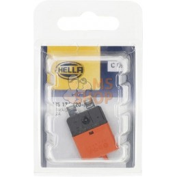 Fusible réinitialisation manuelle thermique 32V 40A longueur 32,2mm orange Hella | HELLA Fusible réinitialisation manuelle therm