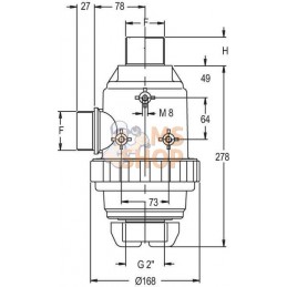 Filtre d'aspiration 1 1/2"M 180 l/min 50 mailles | GEOLINE Filtre d'aspiration 1 1/2"M 180 l/min 50 mailles | GEOLINEPR#691740