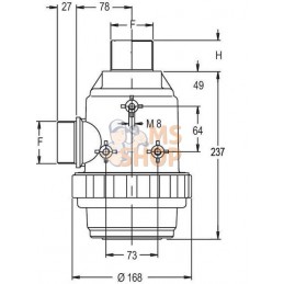 Filtre d'aspiration 1 1/2"M 180 l/min 32 mailles | GEOLINE Filtre d'aspiration 1 1/2"M 180 l/min 32 mailles | GEOLINEPR#691753