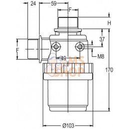 Filtre d'aspiration 1 1/4"M 100 l/min 32 mailles | GEOLINE Filtre d'aspiration 1 1/4"M 100 l/min 32 mailles | GEOLINEPR#691832