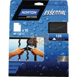 Papier abrasif 230x280mm K180 | NORTON Papier abrasif 230x280mm K180 | NORTONPR#484599