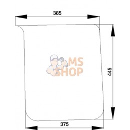 Pare-brise avant inf. | CLAAS Pare-brise avant inf. | CLAASPR#912168