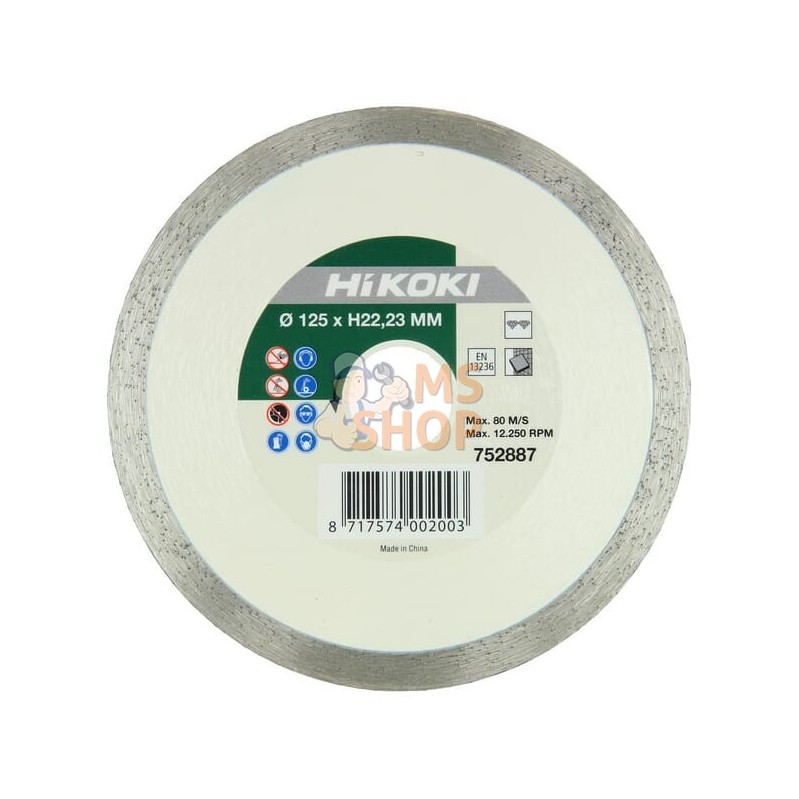 Disque diamant Ceram 125mm | HIKOKI Disque diamant Ceram 125mm | HIKOKIPR#612201