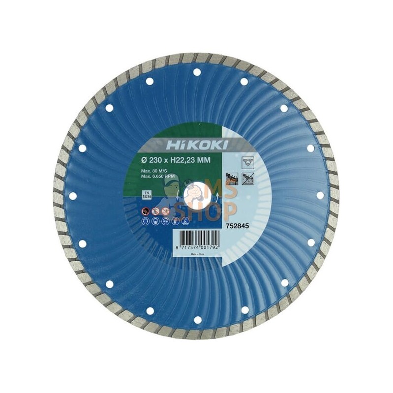 Disque diamant TurbobPro 230m | HIKOKI Disque diamant TurbobPro 230m | HIKOKIPR#700965