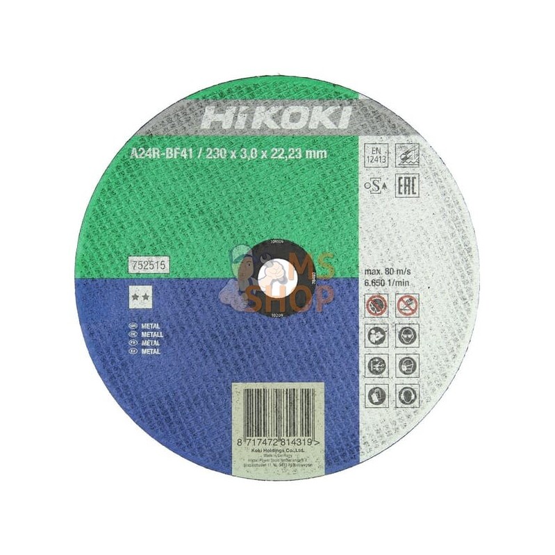 Disque à couper métal 230x3mm | HIKOKI Disque à couper métal 230x3mm | HIKOKIPR#612180