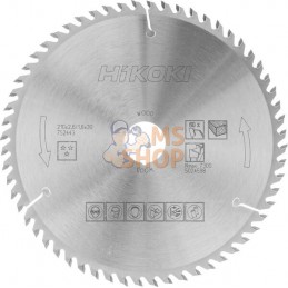 Lame de scie circulaire 210x30 T60 | HIKOKI Lame de scie circulaire 210x30 T60 | HIKOKIPR#612154