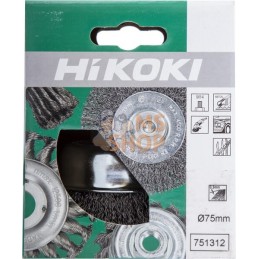 Brosse circulaire 75mm M14 ondulée | HIKOKI Brosse circulaire 75mm M14 ondulée | HIKOKIPR#611986