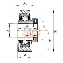 Logement de palier cpl. SKF | SKF Logement de palier cpl. SKF | SKFPR#606503