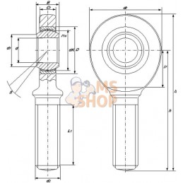 Embout de bielle | SKF Embout de bielle | SKFPR#606581