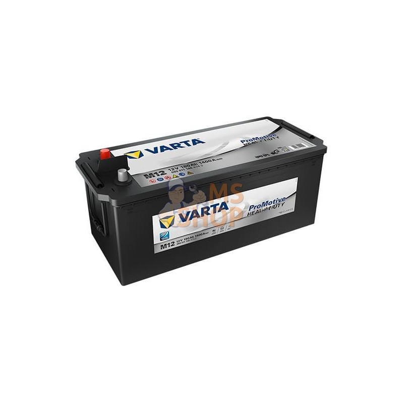 Batterie 12V 180Ah 1400A Promotive Black VARTA | VARTA Batterie 12V 180Ah 1400A Promotive Black VARTA | VARTAPR#633671