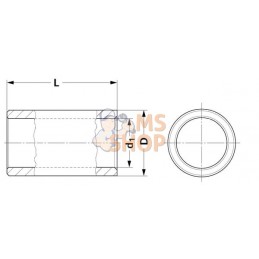 Alésage rond L100 Ø 35 avec clé 10 mm | KRAMP Alésage rond L100 Ø 35 avec clé 10 mm | KRAMPPR#507500