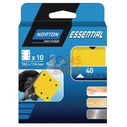 Papier abrasif 102x114mm K80 | NORTON Papier abrasif 102x114mm K80 | NORTONPR#484672