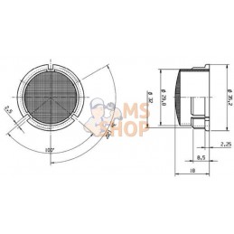 Filtre à tamis pour le vase d'expansion | VALEO Filtre à tamis pour le vase d'expansion | VALEOPR#1126270