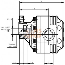 Pompe FP3051D0-19T1-LGF/GF-N | CASAPPA Pompe FP3051D0-19T1-LGF/GF-N | CASAPPAPR#1127125