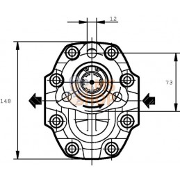 Pompe FP3051D0-19T1-LGF/GF-N | CASAPPA Pompe FP3051D0-19T1-LGF/GF-N | CASAPPAPR#1127125