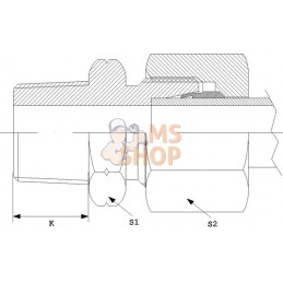 Raccord à visser mâle 6LLR 1/4 Inox | PH HYDRAULIK Raccord à visser mâle 6LLR 1/4 Inox | PH HYDRAULIKPR#1127304