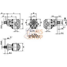 Pompe FP30.34D0-16Z0-LGE/GE-N | CASAPPA Pompe FP30.34D0-16Z0-LGE/GE-N | CASAPPAPR#1127757