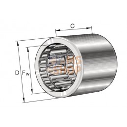 Roulement roue libre à aiguille 35x42x3 mm, HFL3530-L564 INA/FAG | INA/FAG Roulement roue libre à aiguille 35x42x3 mm, HFL3530-L