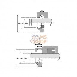 ASU5565653T38; HALLITE; Racleur ASU 55x65,6x5,3 T38; pièce detachée