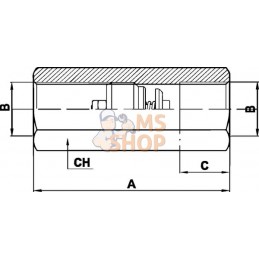 Valve de sécurité 1" 200L/min | FLUIDPRESS Valve de sécurité 1" 200L/min | FLUIDPRESSPR#1128298