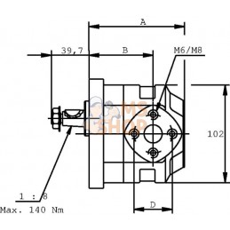 Pompe hydraulique | CASAPPA Pompe hydraulique | CASAPPAPR#1142258