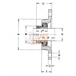 Palier ovale PCJT avec GRAE | INA/FAG Palier ovale PCJT avec GRAE | INA/FAGPR#1142594