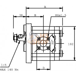 Pompe hydraulique | CASAPPA Pompe hydraulique | CASAPPAPR#1143376