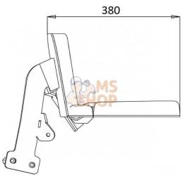 Siège passager, compatible John Deere | UNBRANDED Siège passager, compatible John Deere | UNBRANDEDPR#1144002